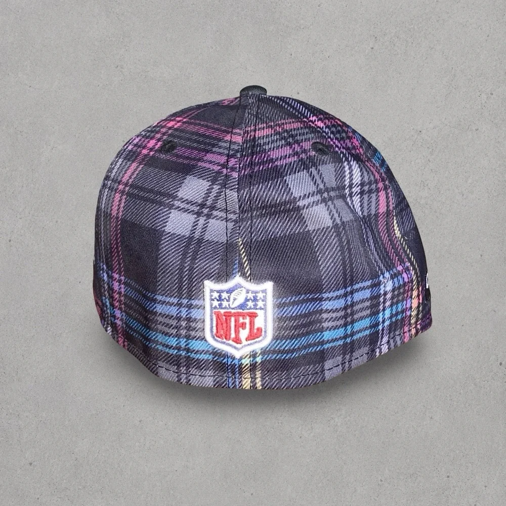 New Era Kansas City Chiefs Crucial Catch Plaid 59FIFTY Fitted Hat Size 7